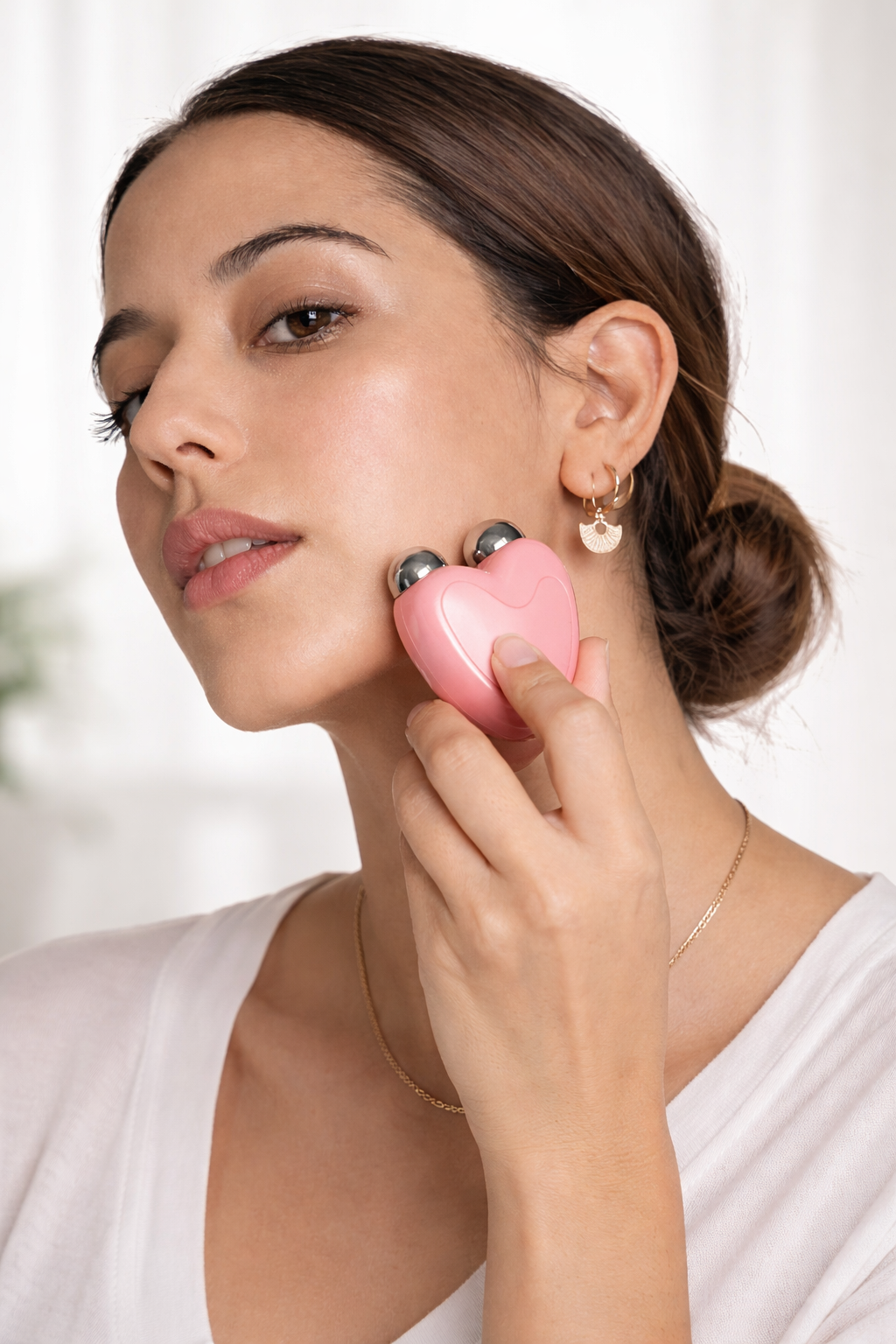 💖 MINI MASAJEADOR FACIAL – Diseño Corazón