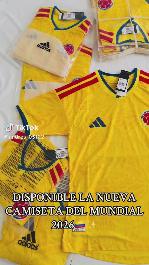 Camiseta Oficial Colombia 2026 Adidas Fan Edition